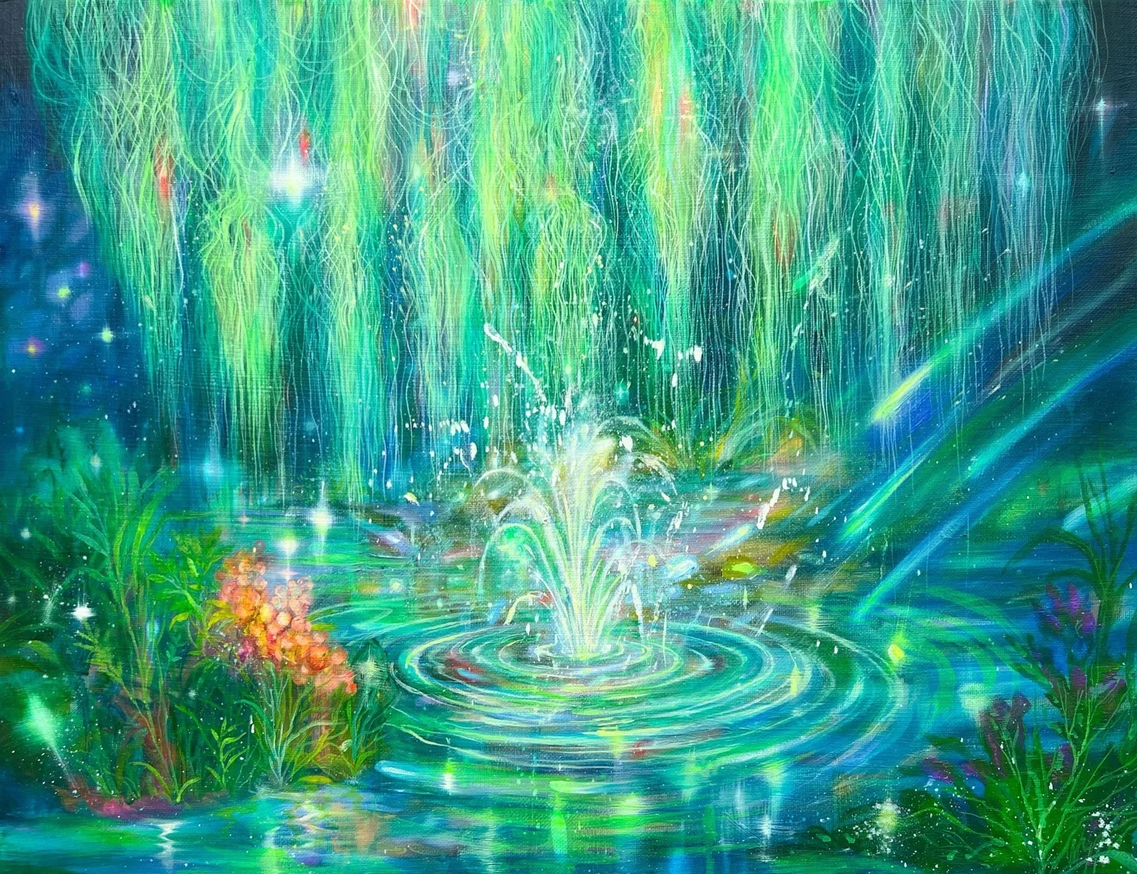 이유지, 〈빛을 머금은 쉼터〉, 2026, 캔버스에 유채, 53x40.9cm