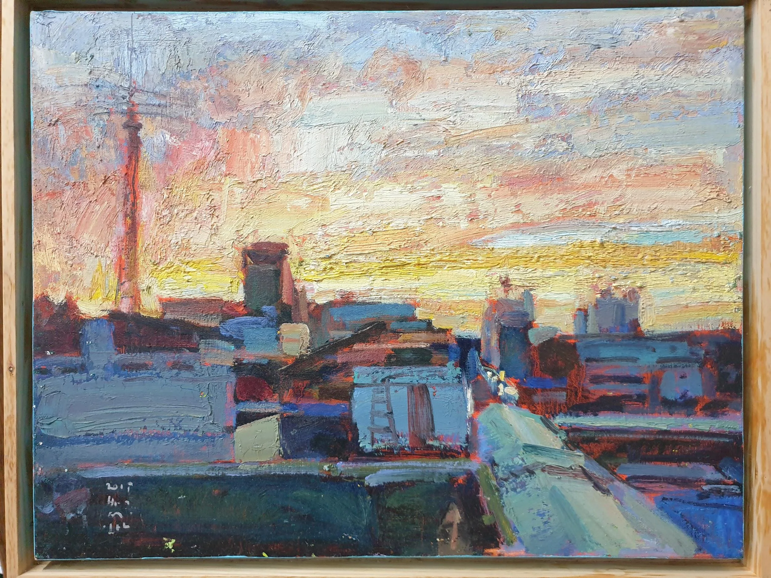 박성완, 〈대인시장놀〉, 2019, Oil on canvas, 45.5x53cm