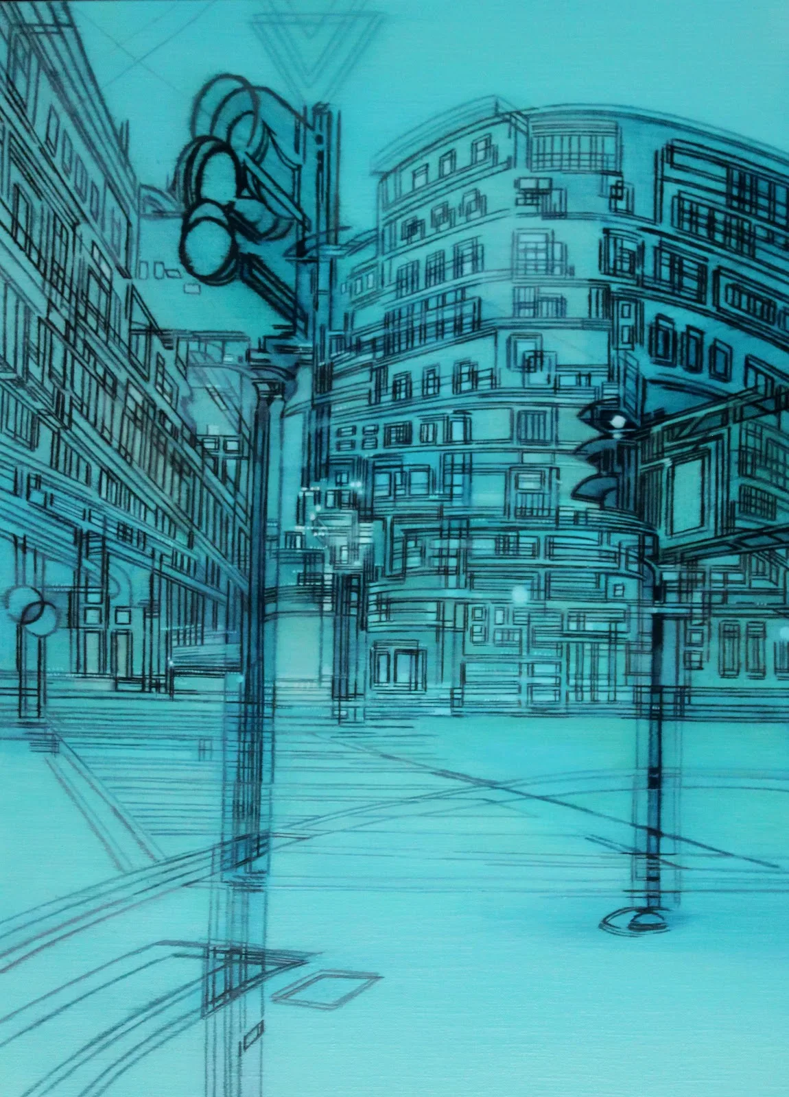 정미정, 〈그곳〉, 2022, Oil on canvas, 72.7x53cm