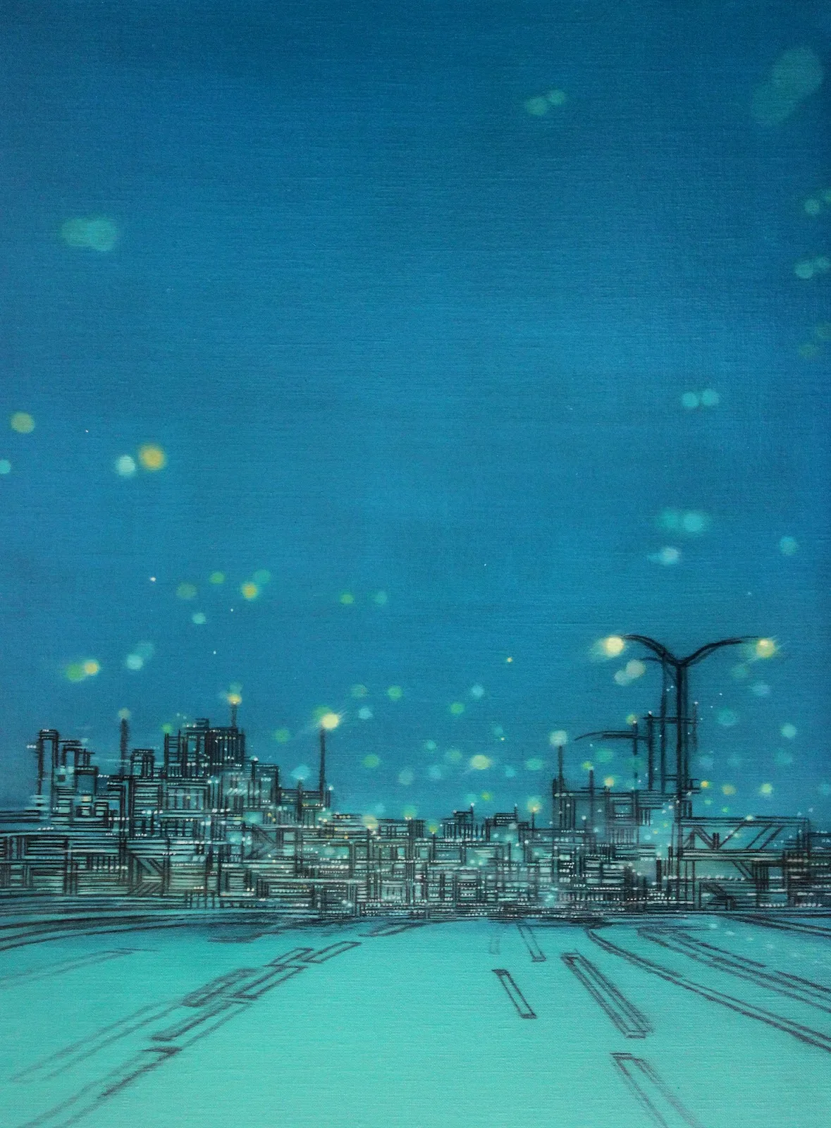 정미정, 〈그곳〉, 2022, Oil on canvas, 72.7x53cm