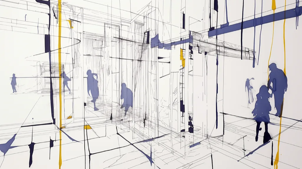 박지혜, 〈y&b drawing〉, 2025, Digital print, 40x60cm