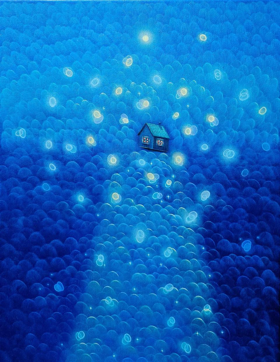 꿈의 안식처 Dream heaven, Oil on canvas - 윤겸