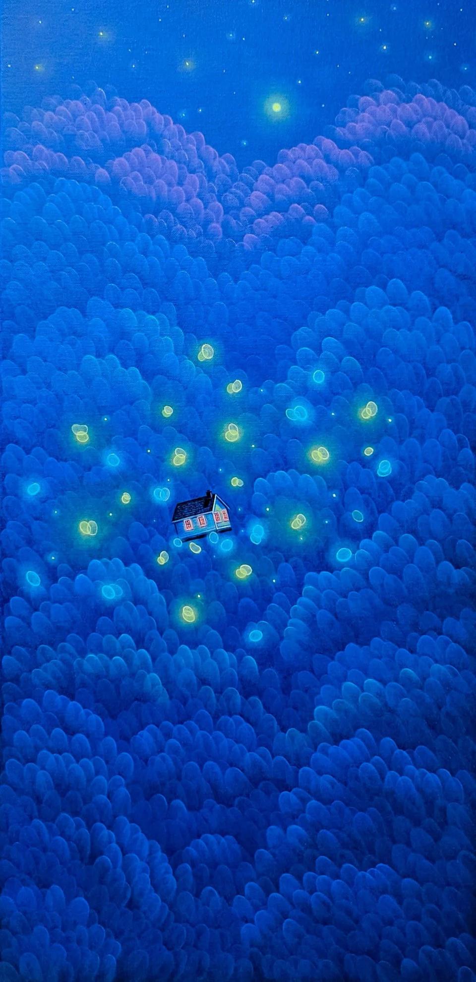 꿈의 안식처 Dream heaven, Oil on canvas - 윤겸