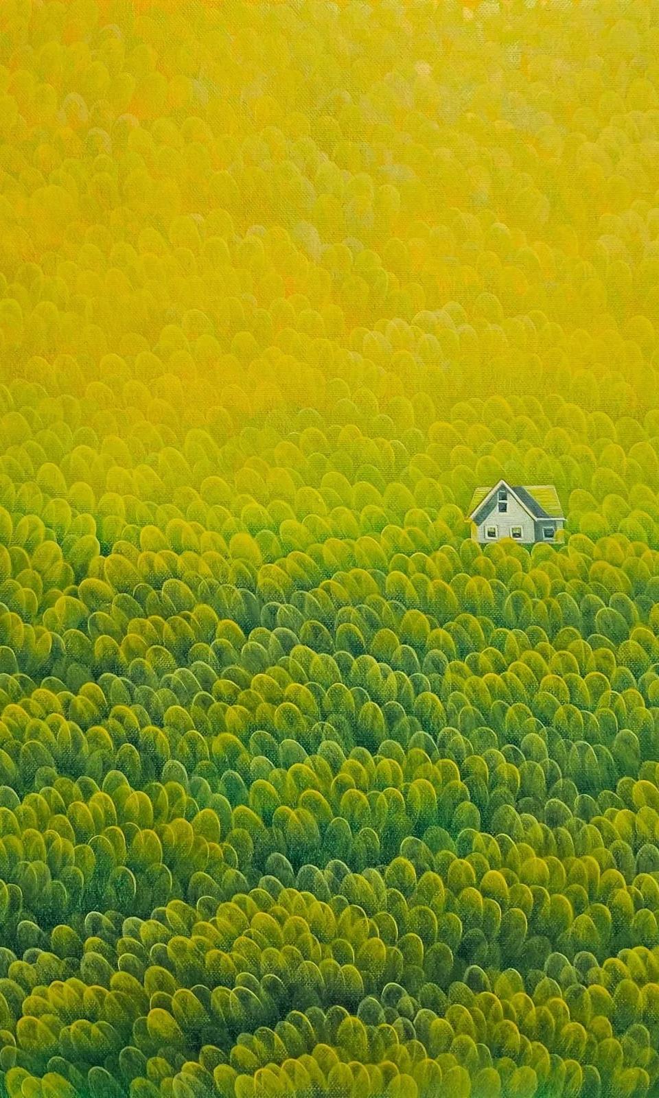유채빛 봄날 
A canola-colored spring day - 윤겸