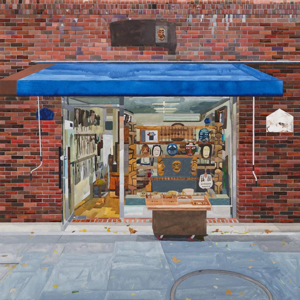 탈방, Watercolor on paper - 조신욱