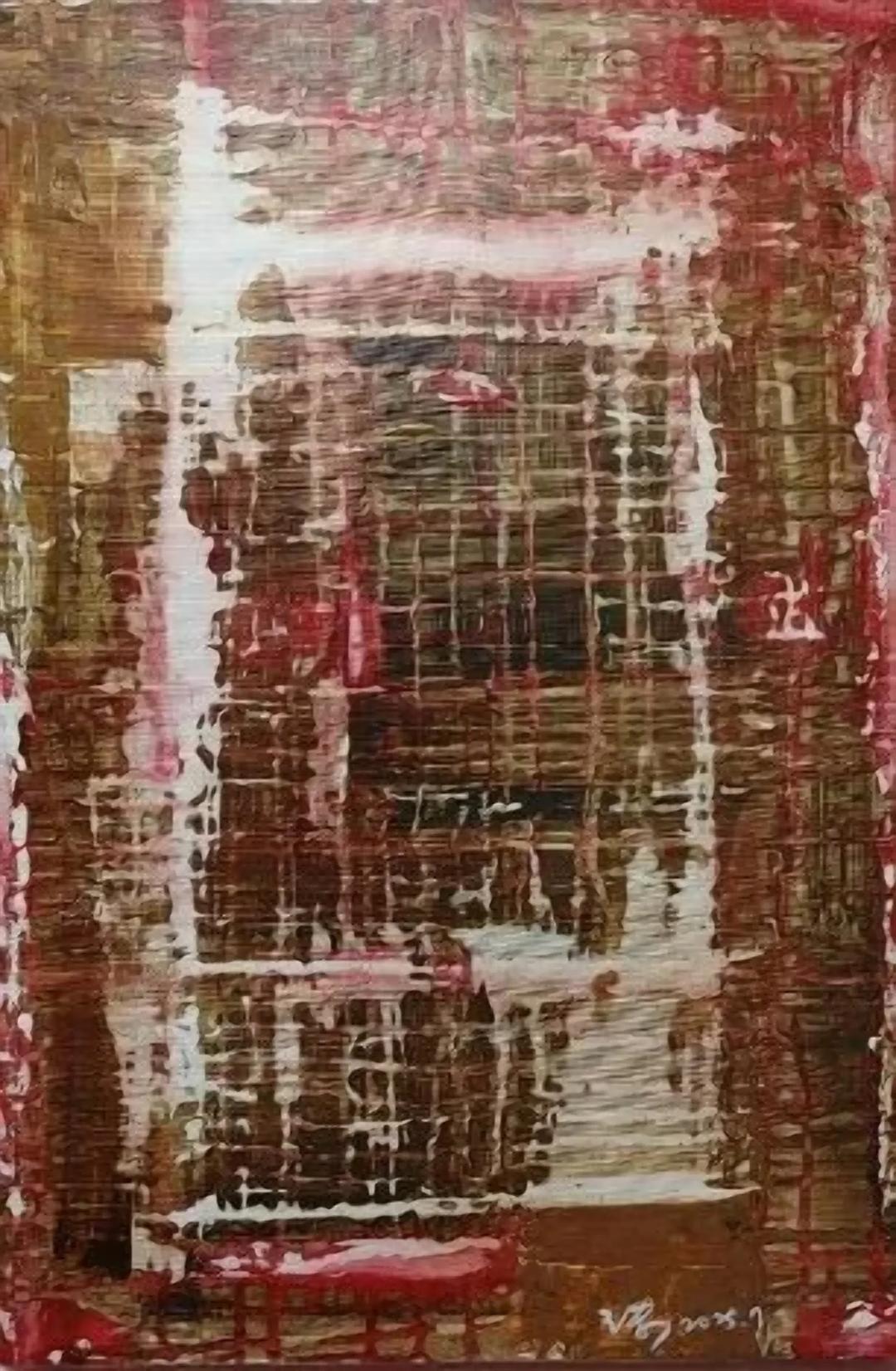 이광수, 〈回2〉, 캔버스에 아크릴, 60x45cm — 대구 단색화 본진의 결을 잇는 동시대 추상