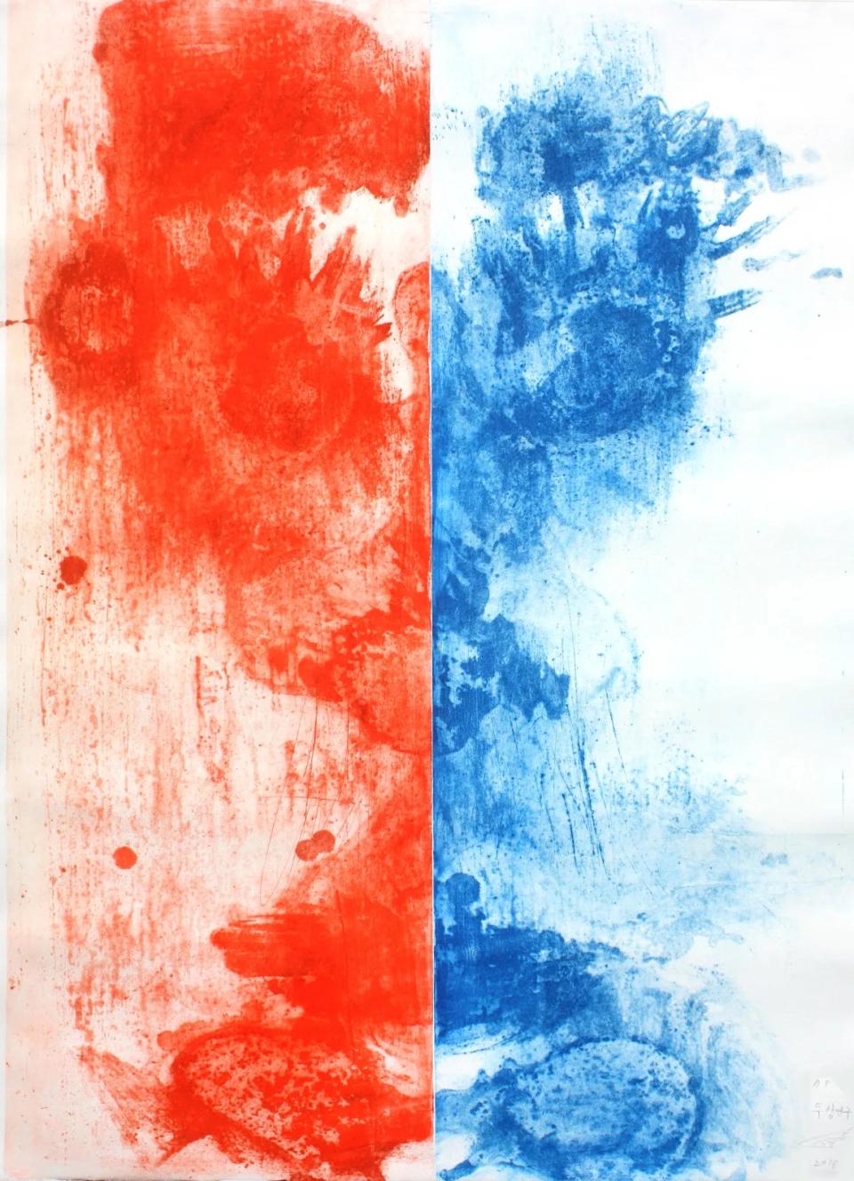 두상연구, Etching, Drypoint - 김종환