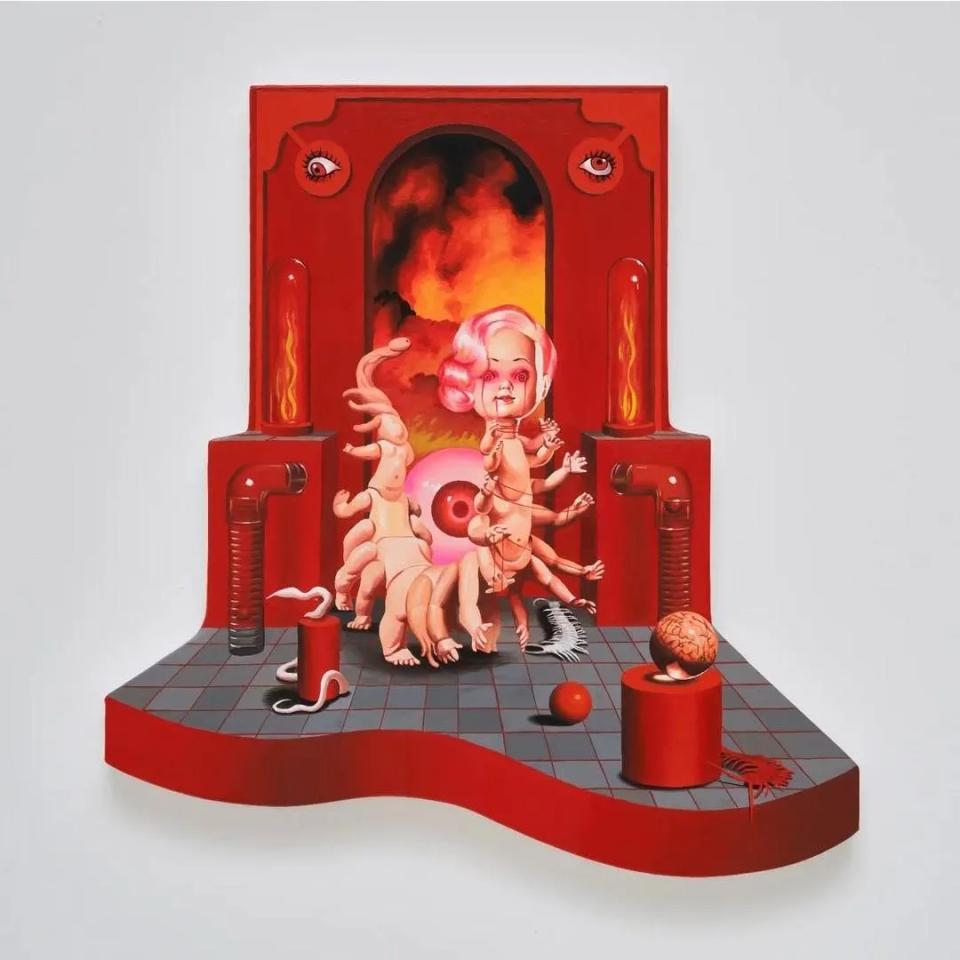 지옥의 문, Acrylic on canvas - Salnus