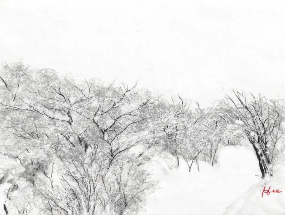 눈밭02 - 홍진희