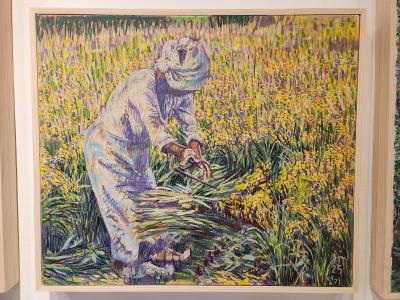 In Seohuri - Harvesting Rice - Min Jeonggi