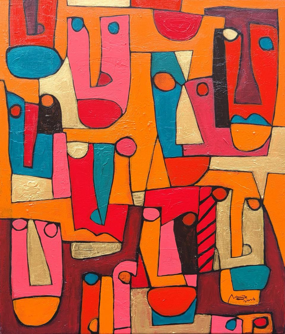 인간유별, acrylic on canvas - 남진현