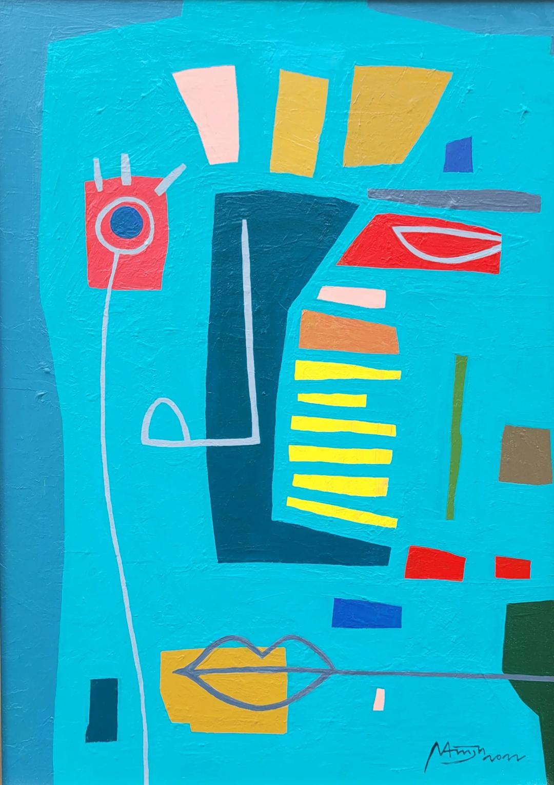 남진현, 〈한 점 부끄럼 없이〉, acrylic on canvas, 53x40.9cm — 첫 개인전 준비 중인 청년 작가의 한 점