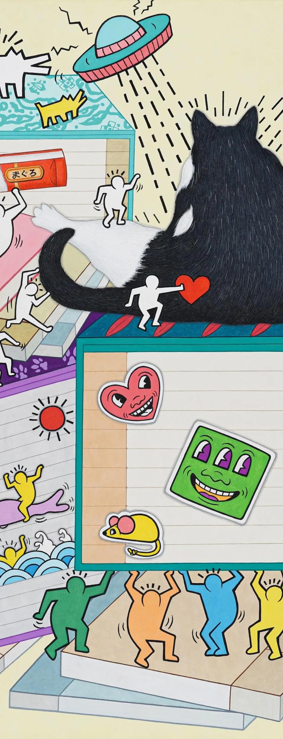 책거리x키스해링 - 이문형