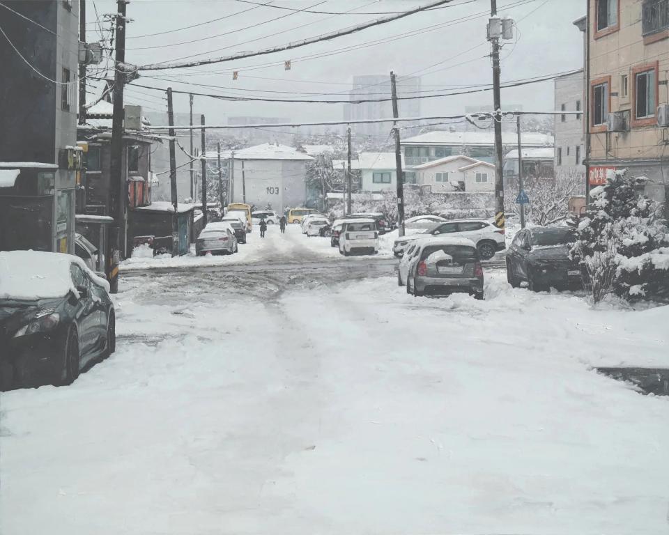 바람과 빛-127, 캔버스에 유화 - 김규학