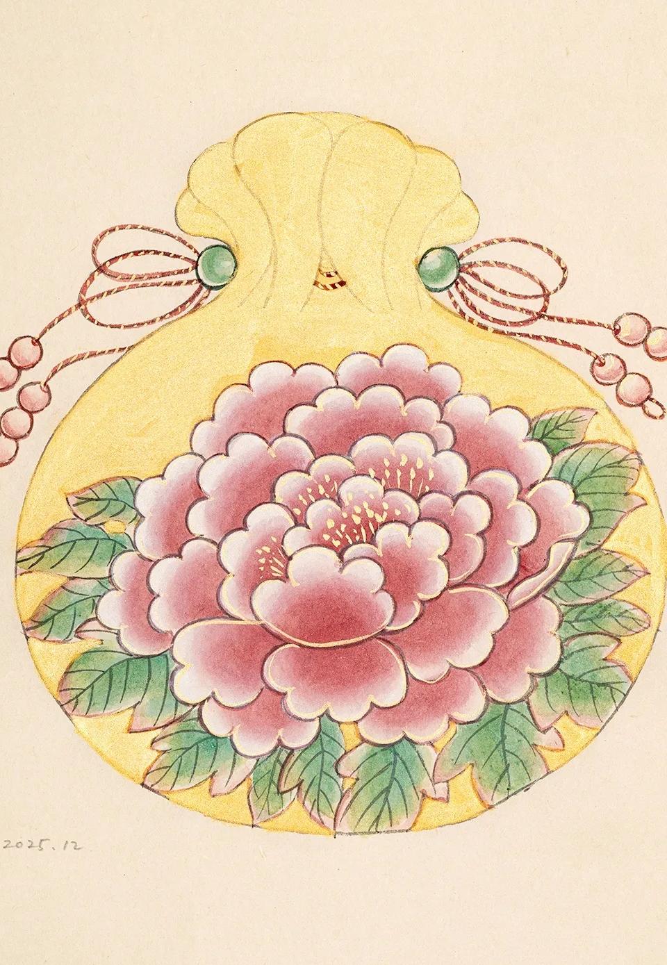 복주머니(핑크) - 조이락