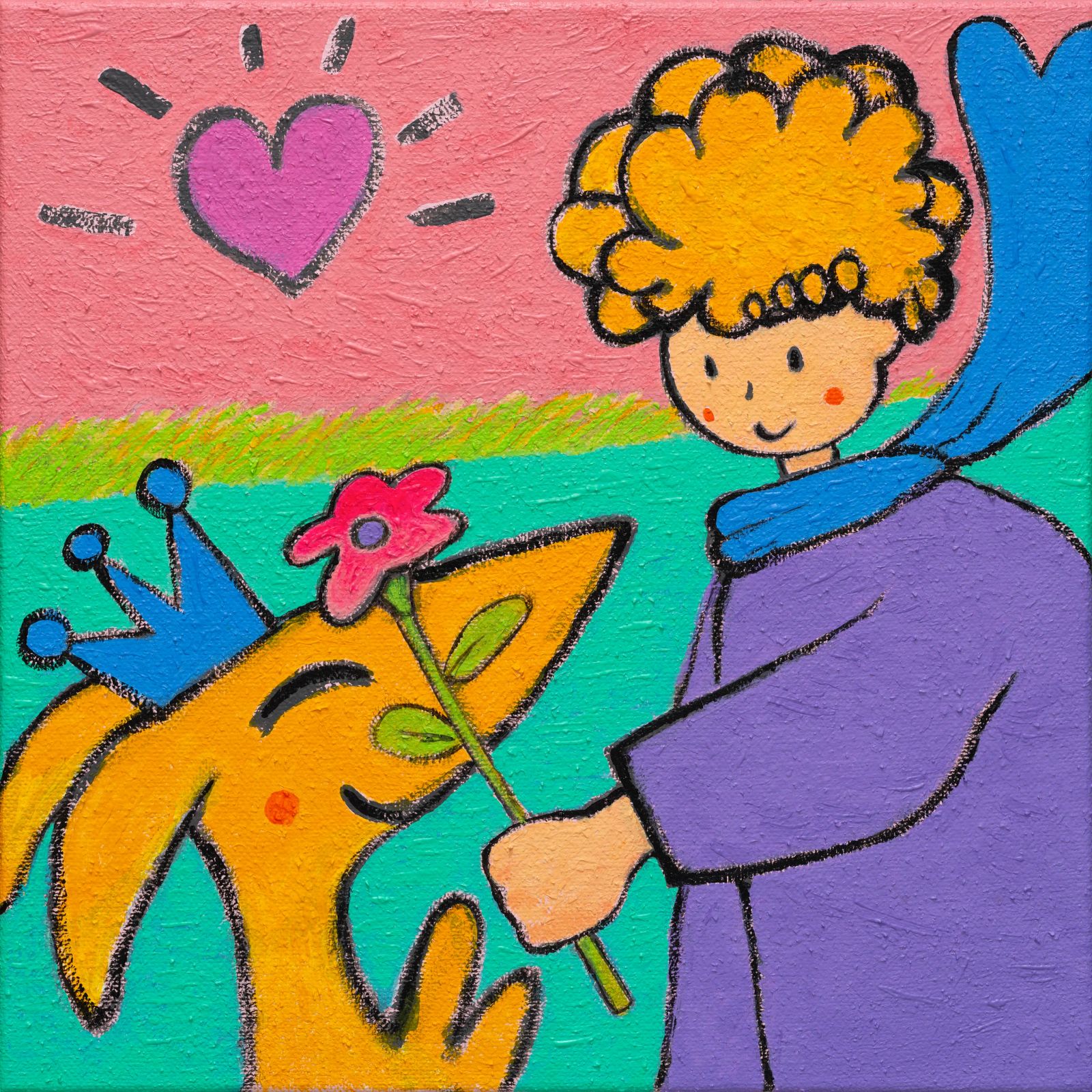  이 꽃을 전해주려고 다시 왔어. - Kang Seoktae