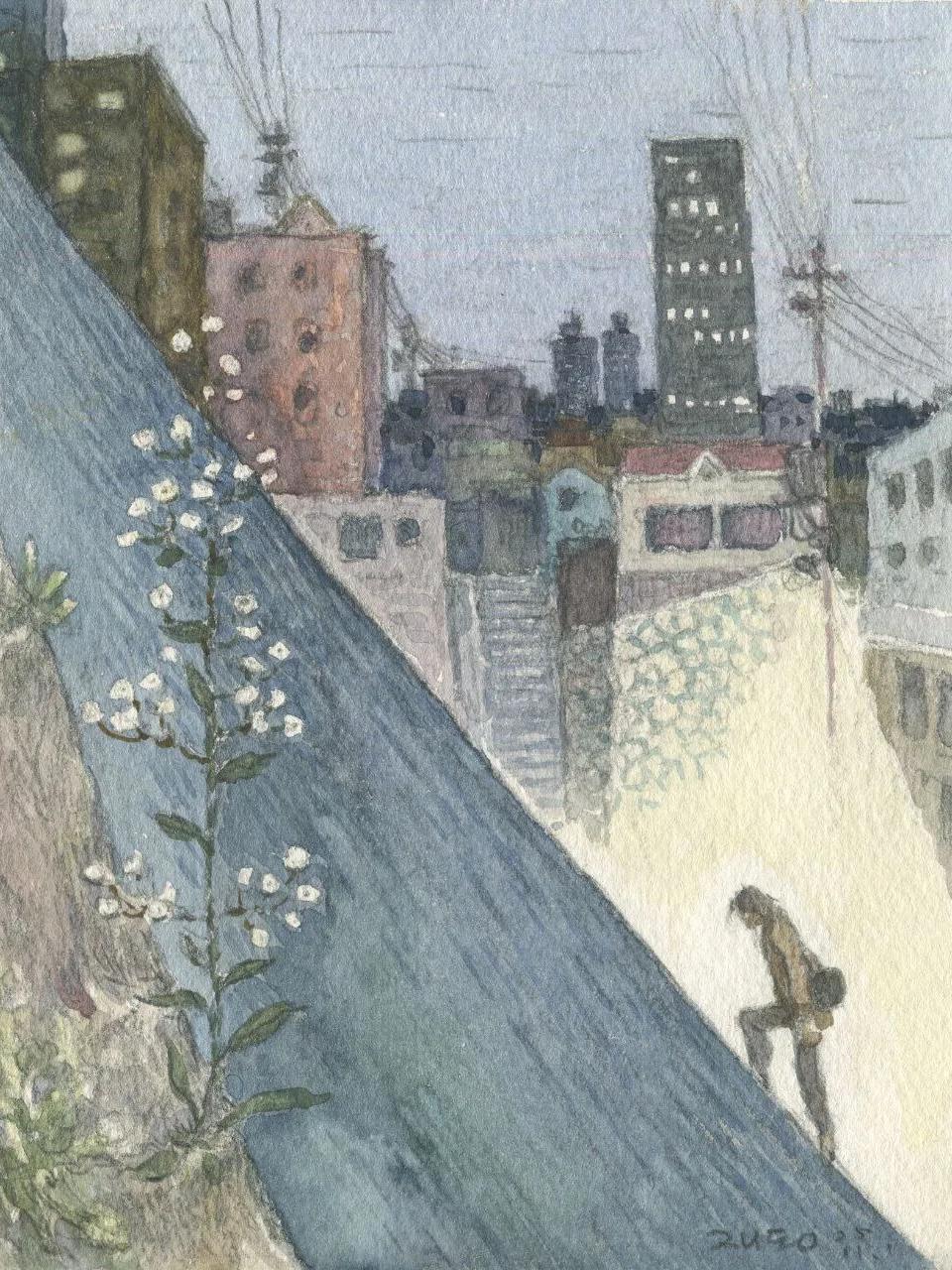 비탈에서 - 박재동