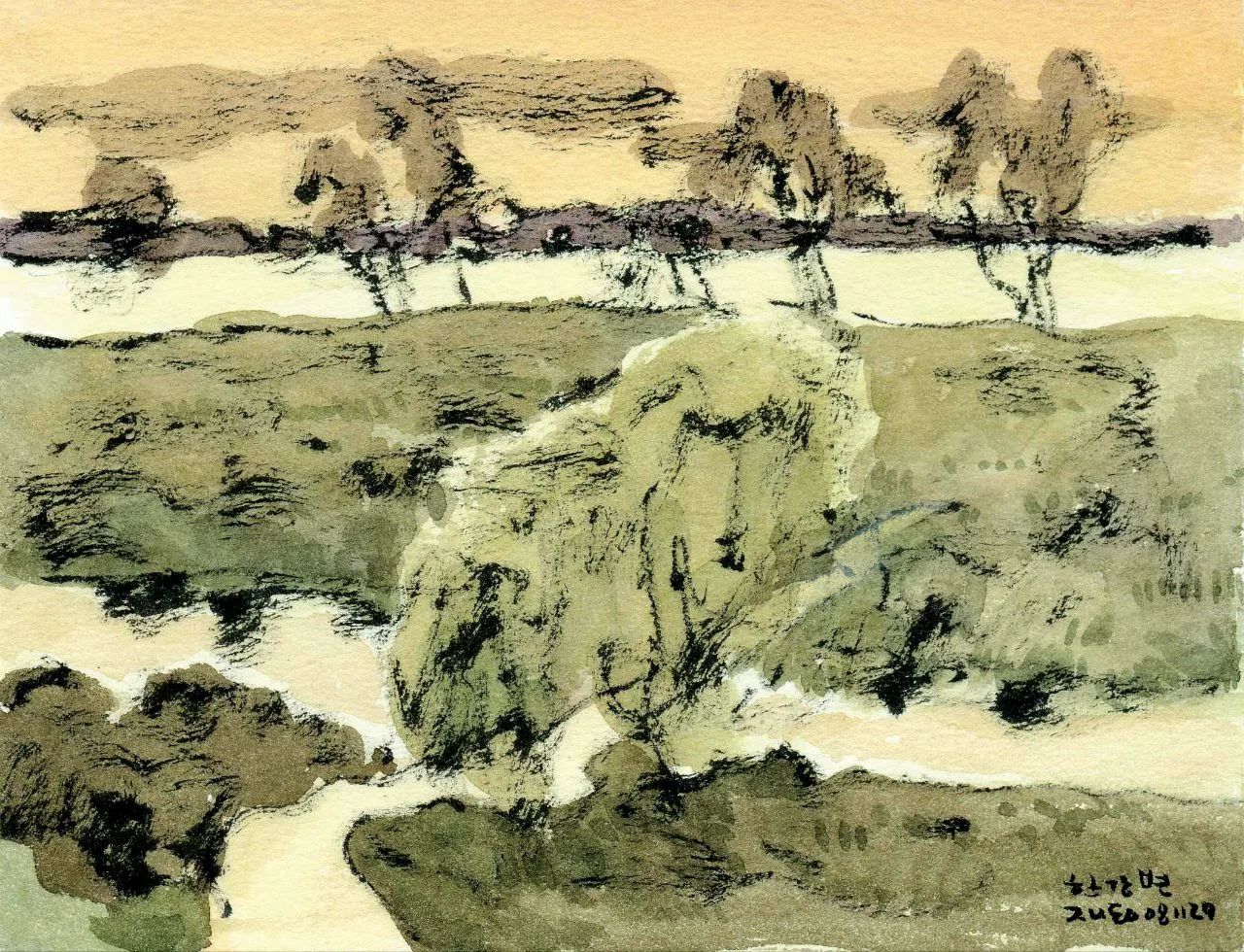 한강변 - 박재동