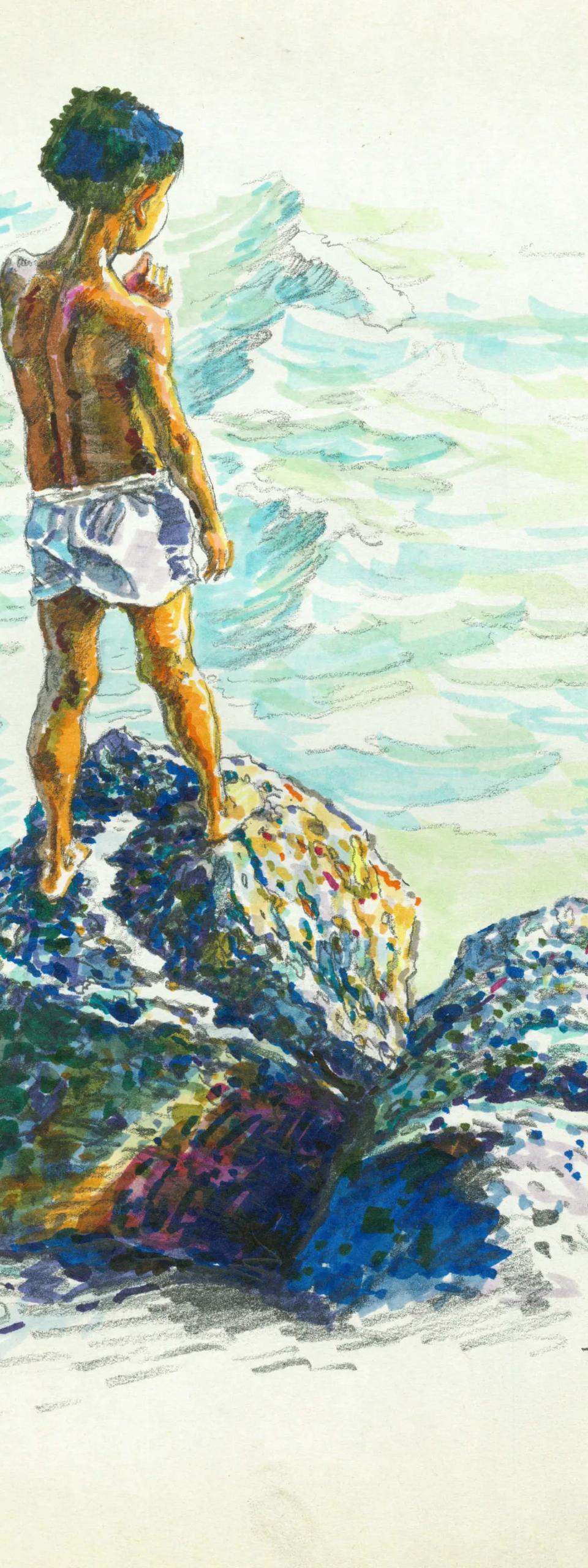 바닷가의 소년 - 박재동