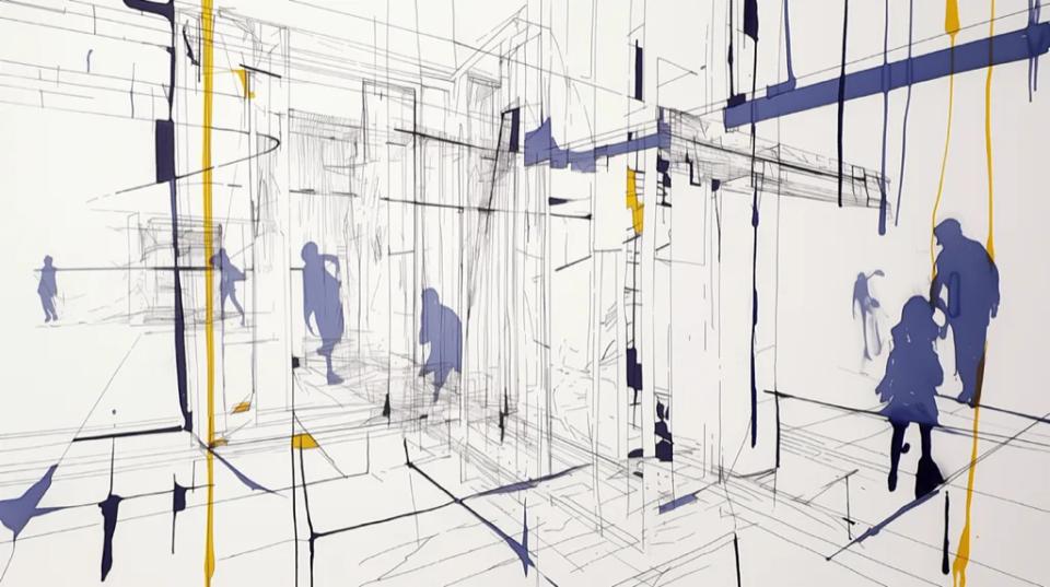 y&b drawing, Digital print - 박지혜