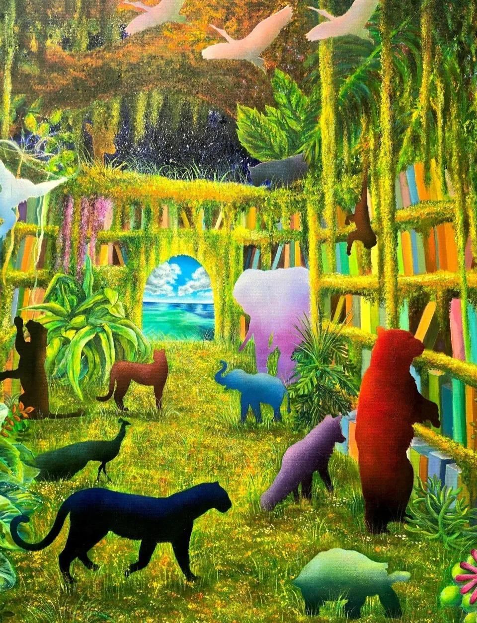 정글 도서관의 카바리 - 천지수